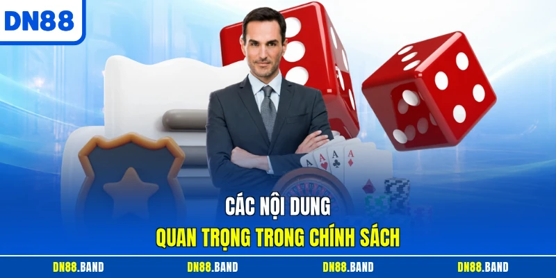Các nội dung quan trọng trong chính sách