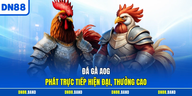 Đá gà AOG phát trực tiếp hiện đại, thưởng cao